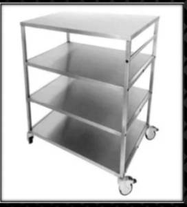 Three Side Block SS Trolley