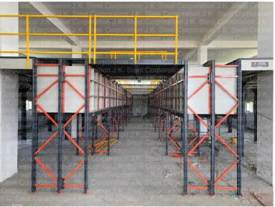 2 Tier Hybrid Heavy Duty Racking with Mezzanine Floor
