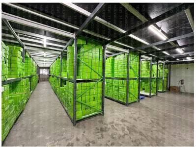 2 Tier Medium Duty Racking with Mezzanine Floor