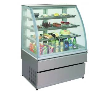 Curved Glass Display Counter