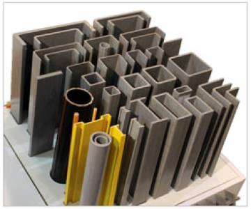 FRP/GRP module mounting structure for solar panels