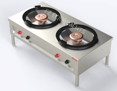 Double bulk burner