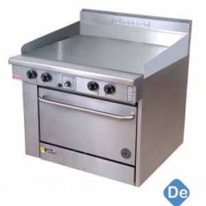 Gas Griddle Plate with Oven