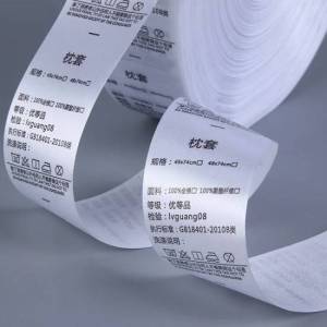 tafeta Satin Label roll