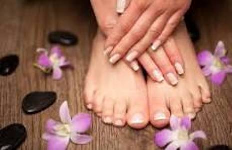 Pedicure and manicure