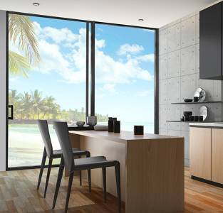 UPVC fixed windows