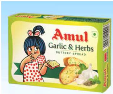 Amul Garlic & Herbs Buttery Spread