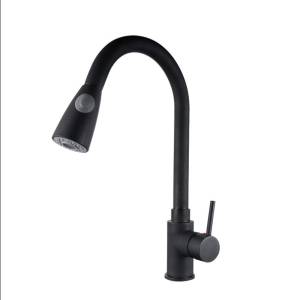 Modern pull out kitchen tap