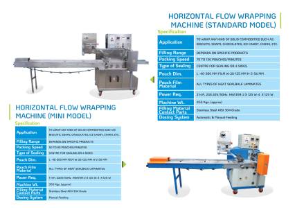 Horizontal Flow Wrapping Machne