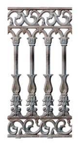 Cast Iron Rail