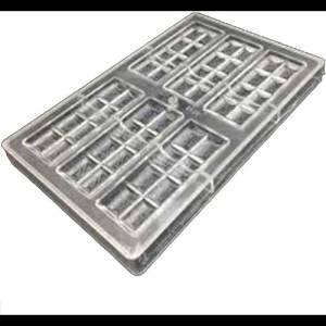 Baker’s Cutlery® One Piece New Arrival 6X2Lines Chocolate Bar Mold