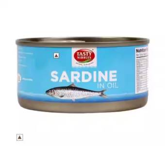 Tasty Nibbles Sardine In Oil 185 Gm