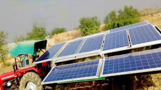 Movable Solar Trolley