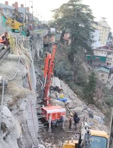 Shimla Ridge Slope Stabilization