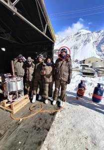 Siachen -40°C at 18000 ft Altitude