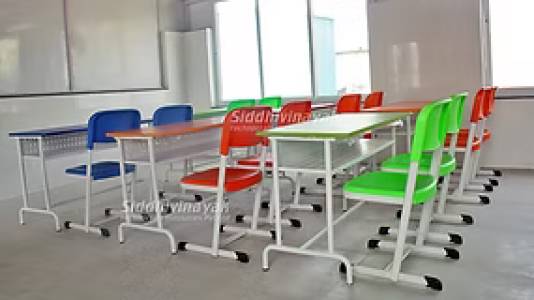 Wooden Classroom Tables & Chairs