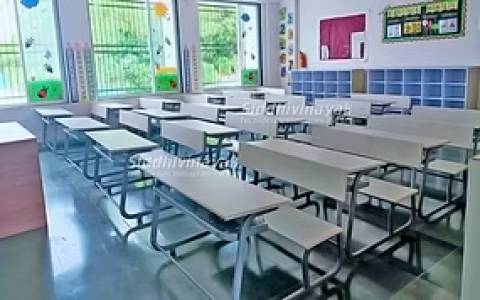 Wooden Inventive School Bench