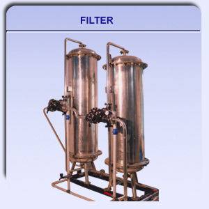 PRESSURES AND FILTER