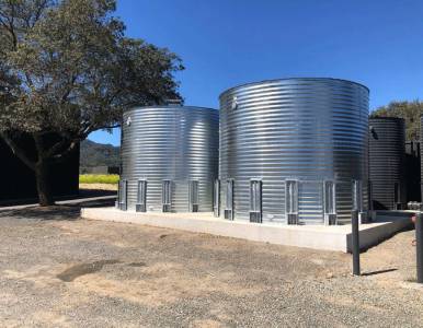 Zinc Aluminum Bolted Storage Tanks