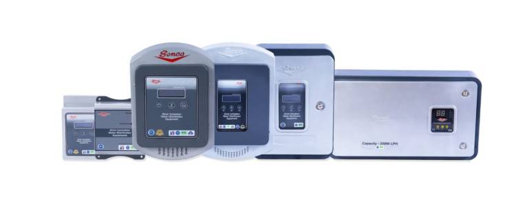 SILVER IONIZATION WATER DISINFECTION EQUIPMENT