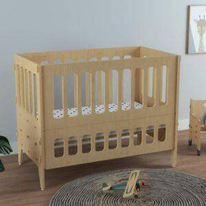 Coral Coconut wooden Baby Cot