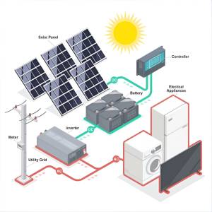 Off grid solar system