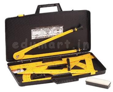 Teacher Geometrical set for Blackboard in Plastic Box