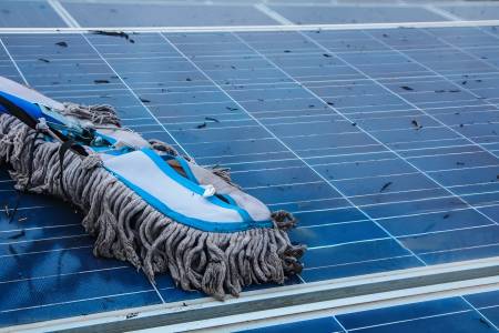 Dry Solar Panel Cleaning ( Dry )