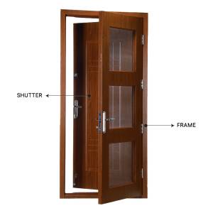 Primo Casa Single Solid With Single Mesh Shutter