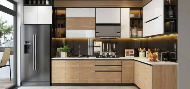 L Shape Kitchen Design