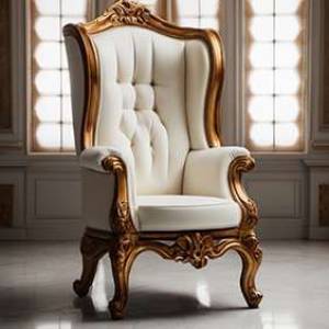 Modern chair middle background
