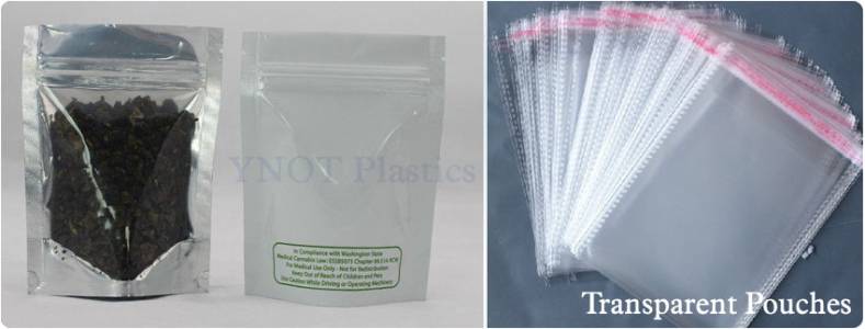 TRANSPARENT POUCHES