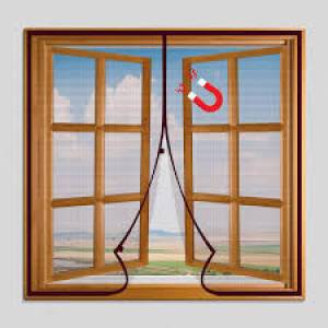 Magnetic window net