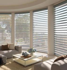 horizontal fabric blinds