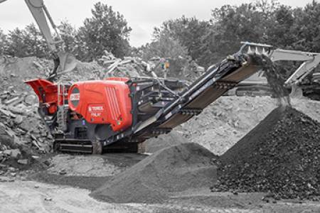 tracked mobile crushing