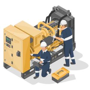 Servicing of generators