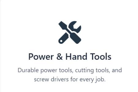 Power & Hand Tools