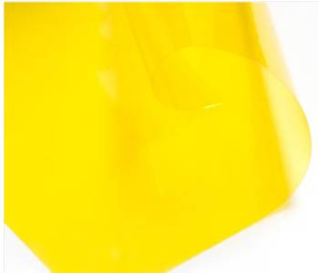 PVC Flexible Yellow Transparent Sheet