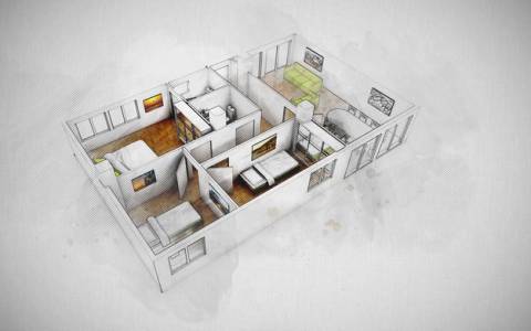 3D interior visualization