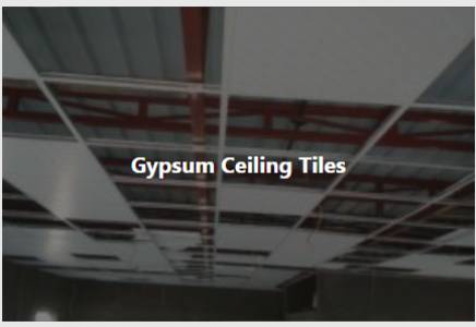 Gypsum Ceiling Tiles
