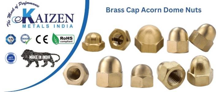 brass cap acorn dome