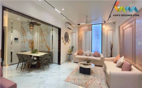 Comfortable 3 BHK Interior Design