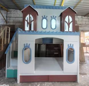 Kids Wooden Bunk Bed