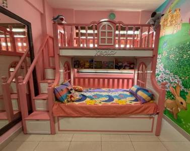 Kids Wooden Bunk Bed